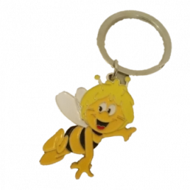 Schlüsselanhänger “Biene mit weißen Flügeln”